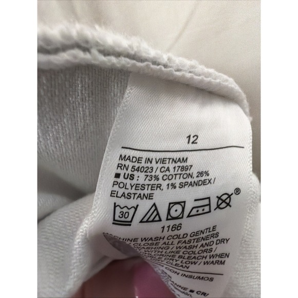 Old Navy High Rise OG Loose Jeans Womens 12 Metallic Silver Shimmer NWT - Picture 7 of 7